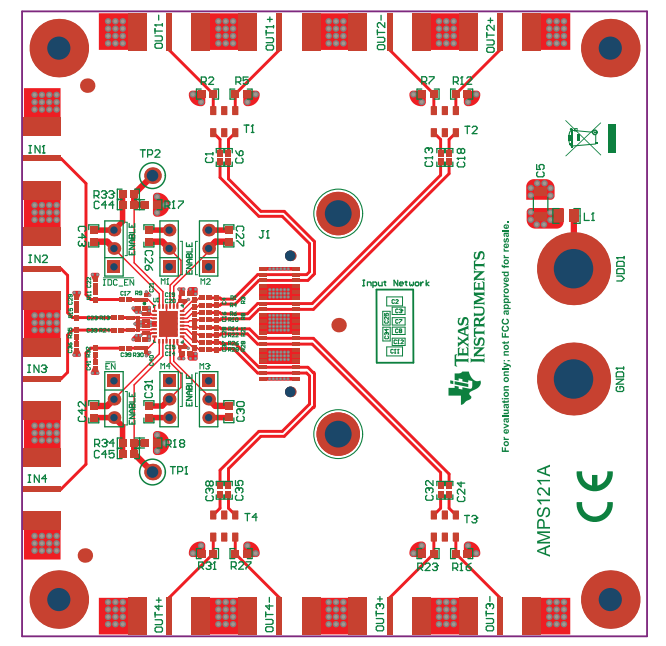 Texas Instruments LMH32404RHFEVM评估模块