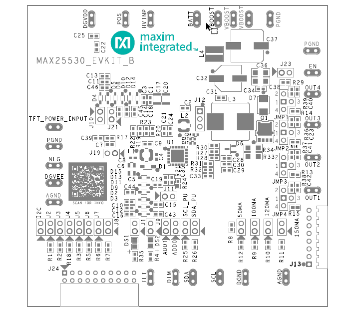 Analog Devices / Maxim Integrated MAX25530评估套件