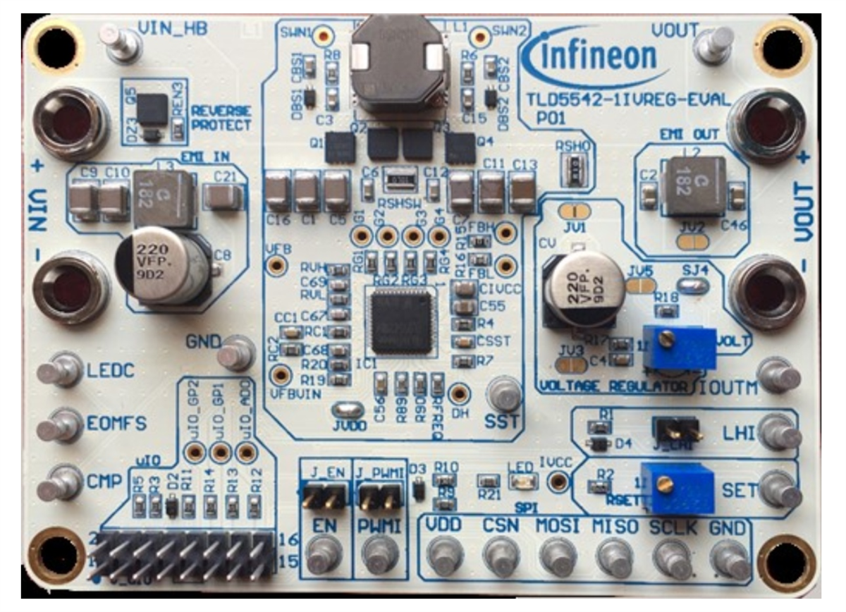 Infineon Technologies TLD5542-1IVREG-EVAL评估板