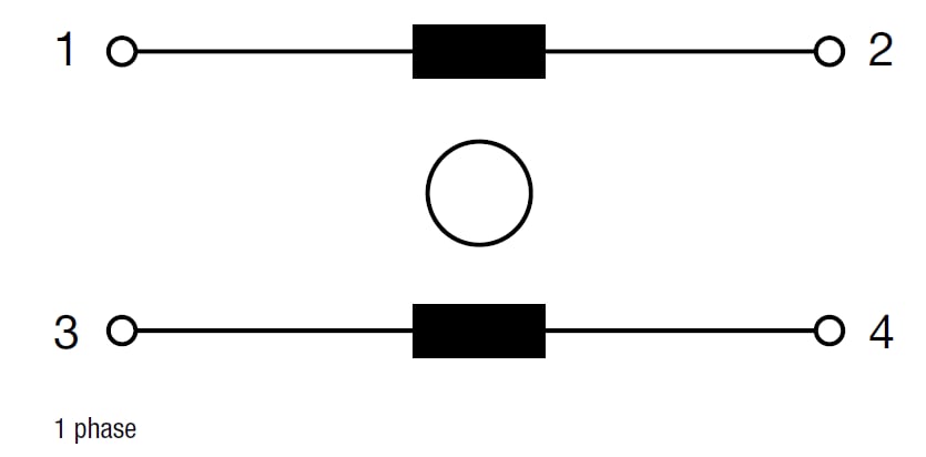 应用电路图 - Schurter DKIV-1单相补偿大电流扼流圈