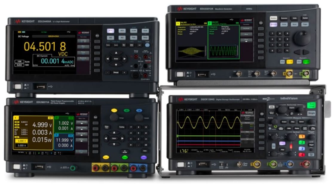 Keysight Technologies 智能测试台必备仪器