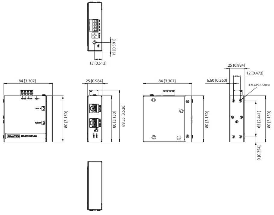 Advantech EKI-2701MPI-5G PoE供电器