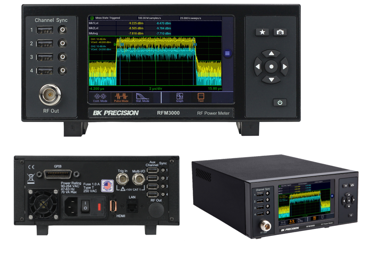B&K Precision RFP3000功率传感器与RFM3000功率计