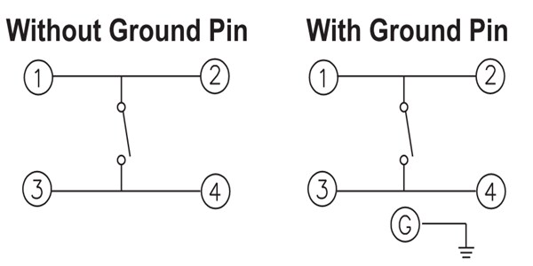 Schematic - Diptronics PT Series Tactile Switches