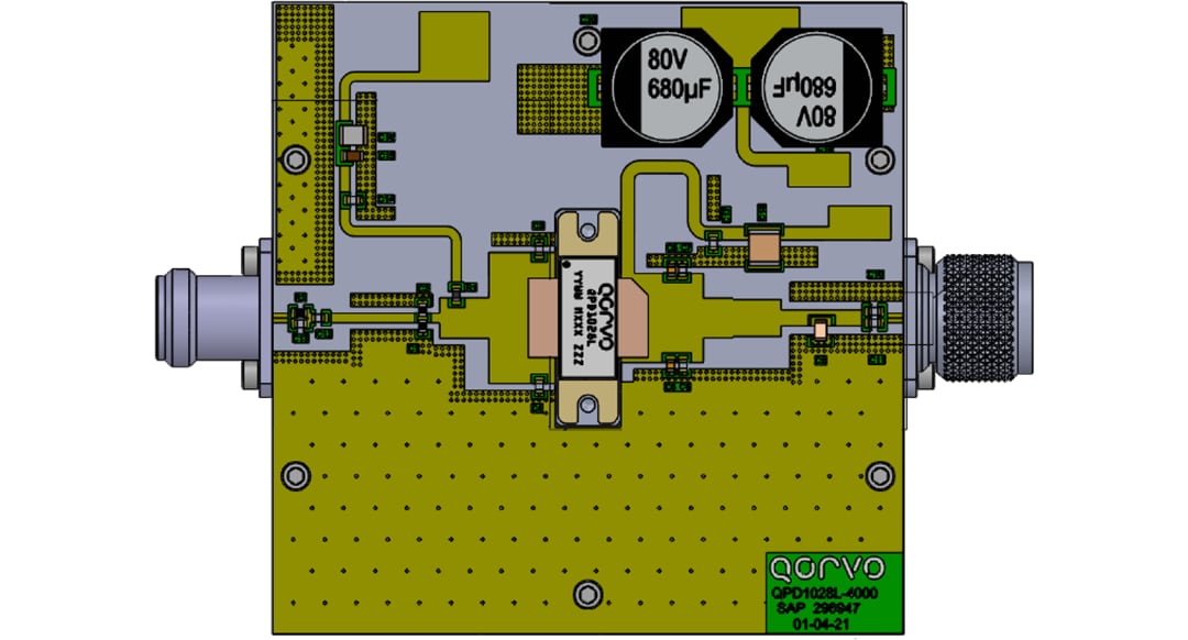Qorvo QPD1028和QPD1028L评估板
