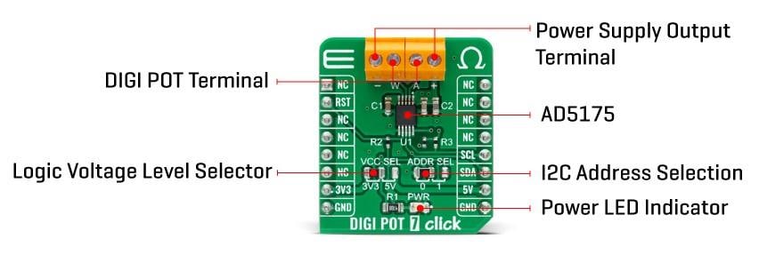 Mikroe DIGI POT 7 Click