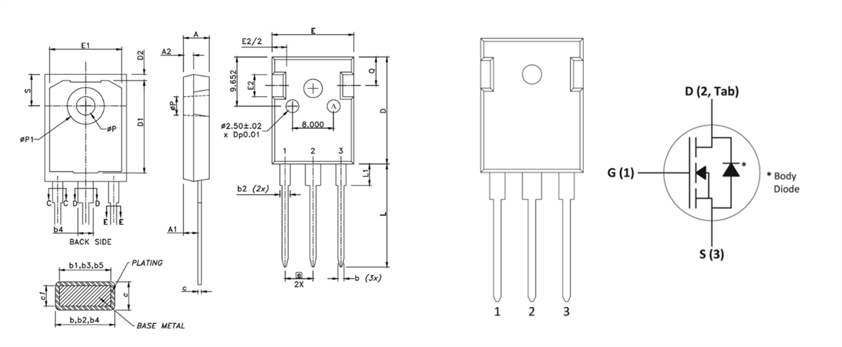 IXYS LSIC1MO170E0750 N沟道SiC MOSFET