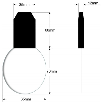 机械图纸 - Seeed Studio 工业叶面湿度和温度传感器