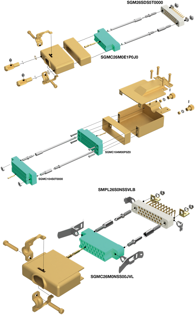 Positronic SGMC迷你矩形连接器