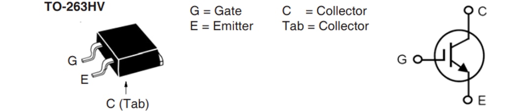 机械图纸 - IXYS IXGA20N250HV高压IGBT
