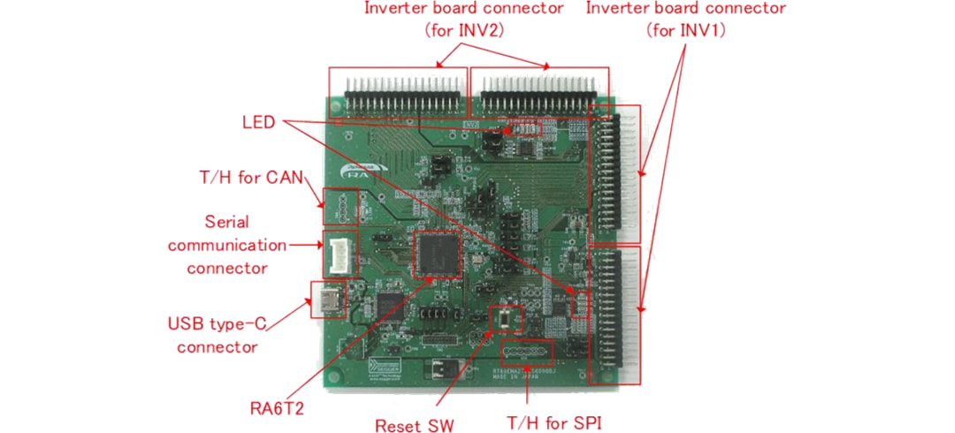 Renesas Electronics RA6T2电机控制套件