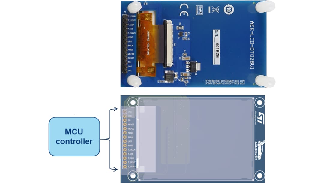 STMicroelectronics AEK-LCD-DT028V1显示扩展板