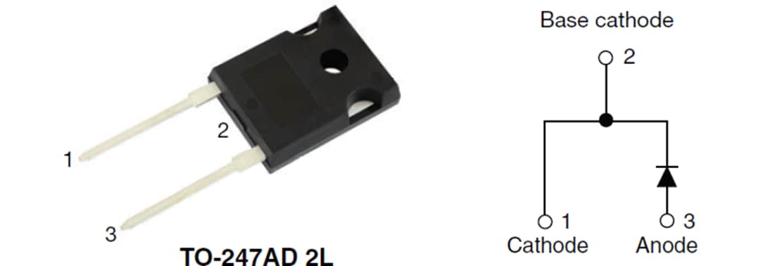 Vishay Semiconductors VS-E5PH6012LHN3 FRED Pt® G5超快整流器