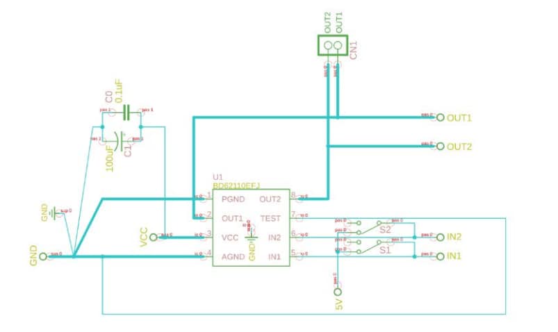 原理图 - ROHM Semiconductor BD621x0AEFJ评估板