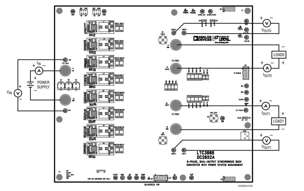 机械图纸 - Analog Devices Inc. DC2672A-A LTC3888用演示板