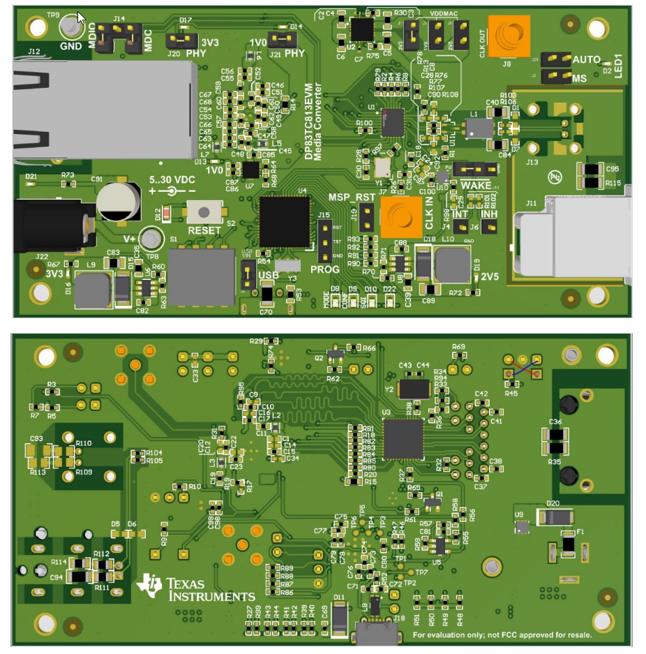 位置电路 - Texas Instruments DP83TC813EVM-MC评估模块 (EVM)