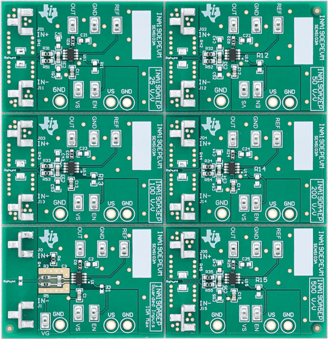 机械图纸 - Texas Instruments INA190EPEVM评估模块 (EVM)