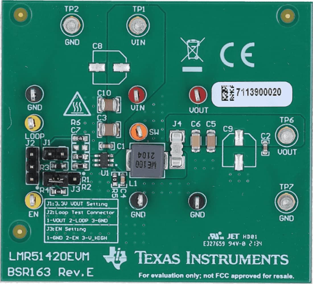 Texas Instruments LMR51420EVM转换器评估模块