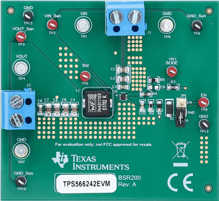 机械图纸 - Texas Instruments TPS56624xEVM转换器评估模块