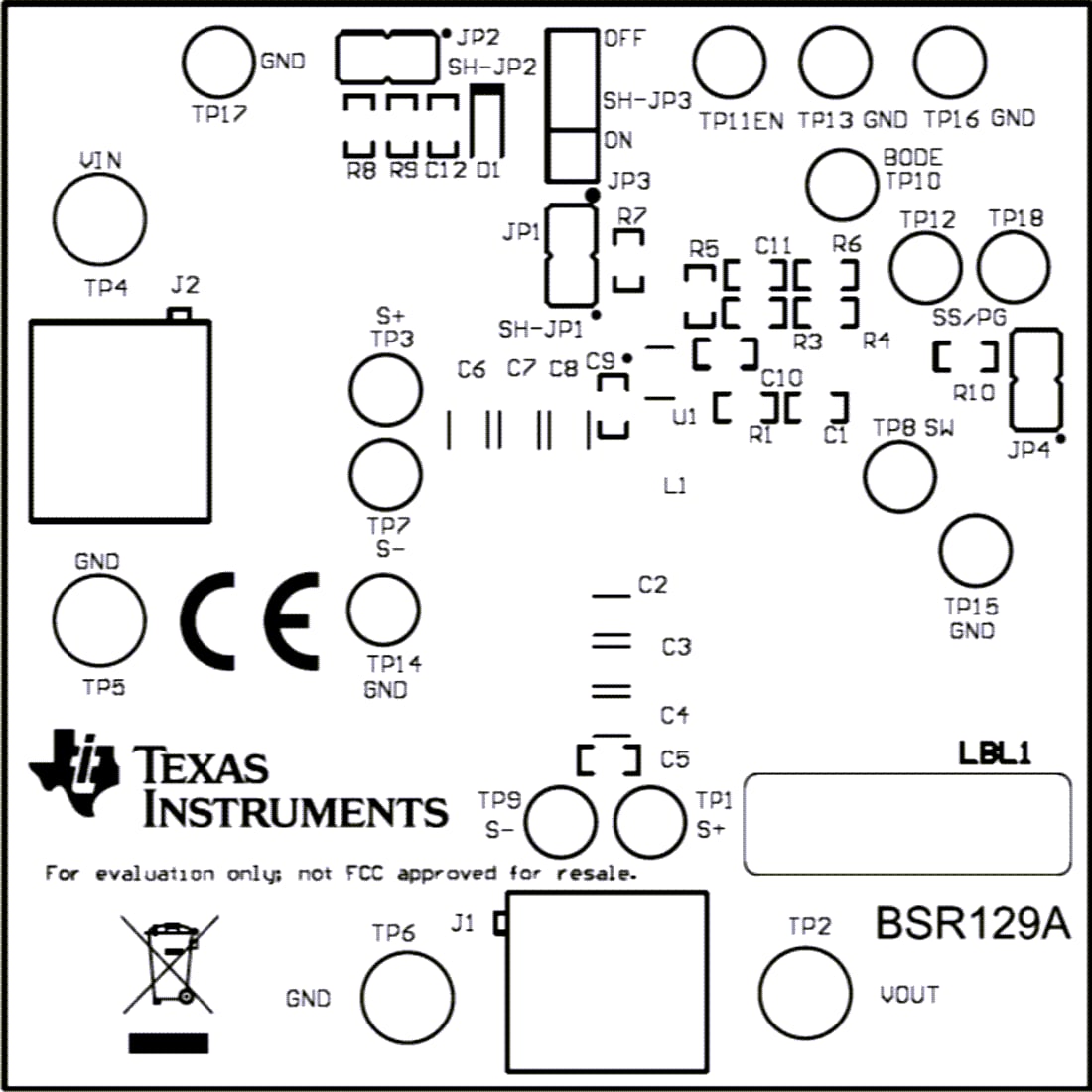Texas Instruments TPS62933EVM转换器评估模块 (EVM)