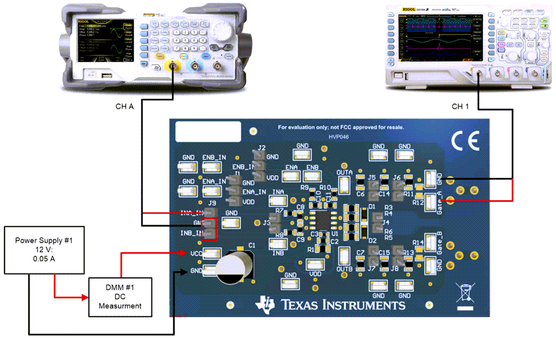 机械图纸 - Texas Instruments UCC27614EVM驱动器评估模块 (EVM)
