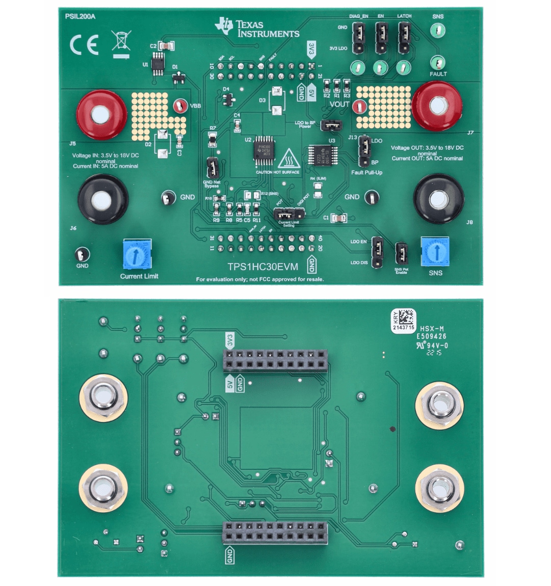 Texas Instruments TPS1HC30EVM评估模块