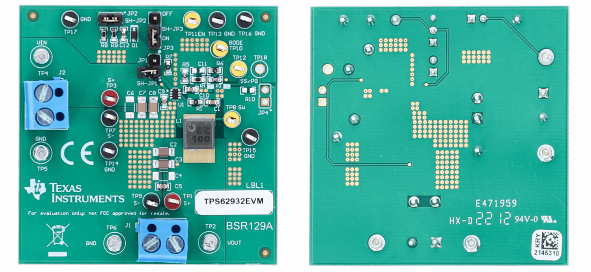 Texas Instruments TPS62932EVM评估模块