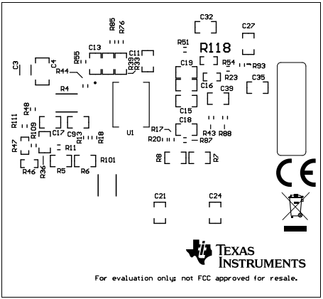位置电路 - Texas Instruments TPS7H500xEVM评估模块