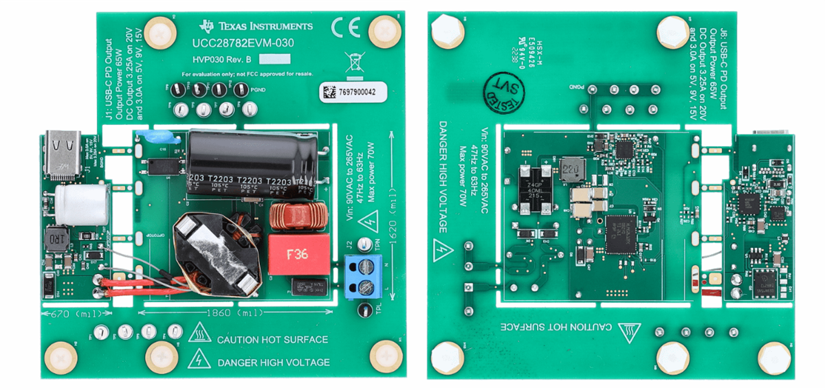 Texas Instruments UCC28782EVM-030评估模块