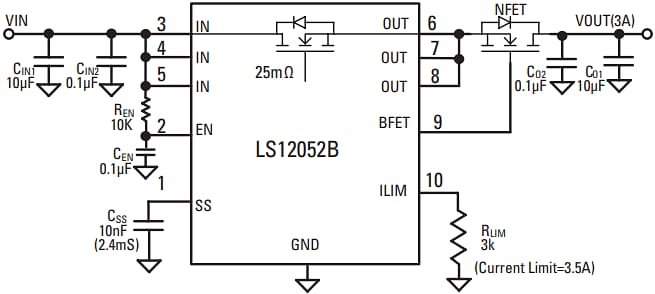 Littelfuse LS12052BD33具有过压保护功能的电子保险丝
