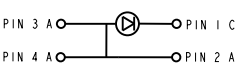 Schematic - Dialight 598 Series PLCC-4 LEDs