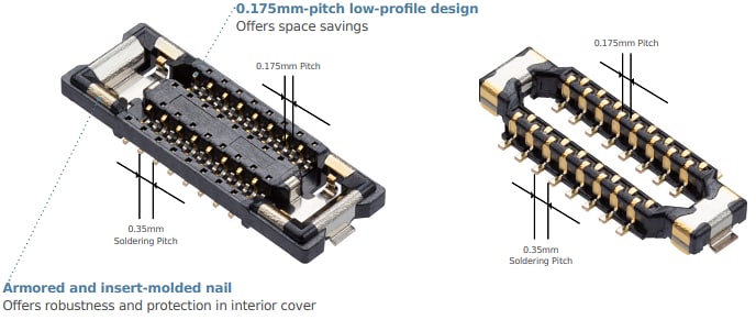 Molex 四排板对板连接器