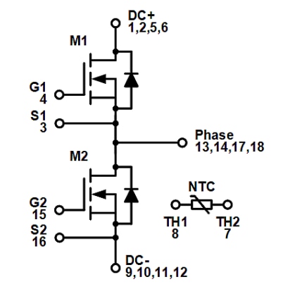 onsemi NXH010P120MNF1 SiC模块