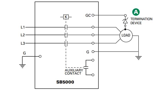 原理图 - Littelfuse SB5000工业触电模块