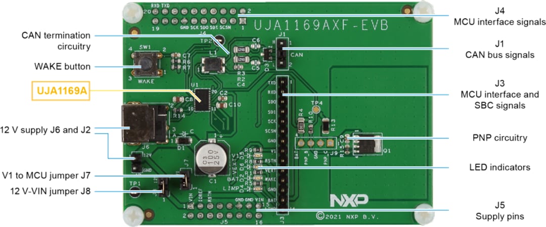NXP Semiconductors UJA1169AF3-EVB评估板