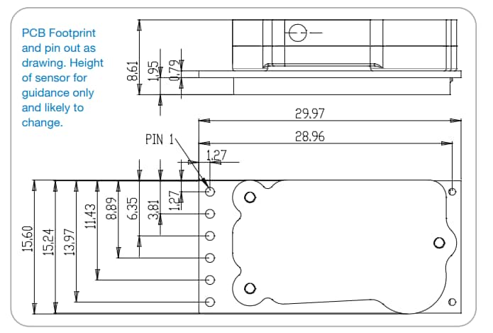 图表 - Amphenol Advanced Sensors T6793高精度NDIR二氧化碳传感器