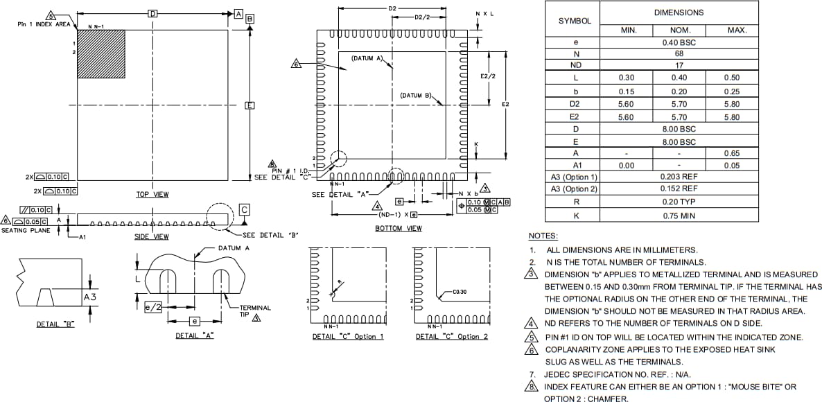机械图纸 - Infineon Technologies WLC1115无线充电发射器