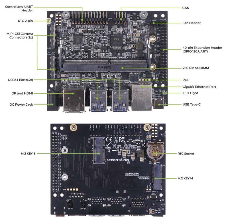 Seeed Studio reComputer J202载板