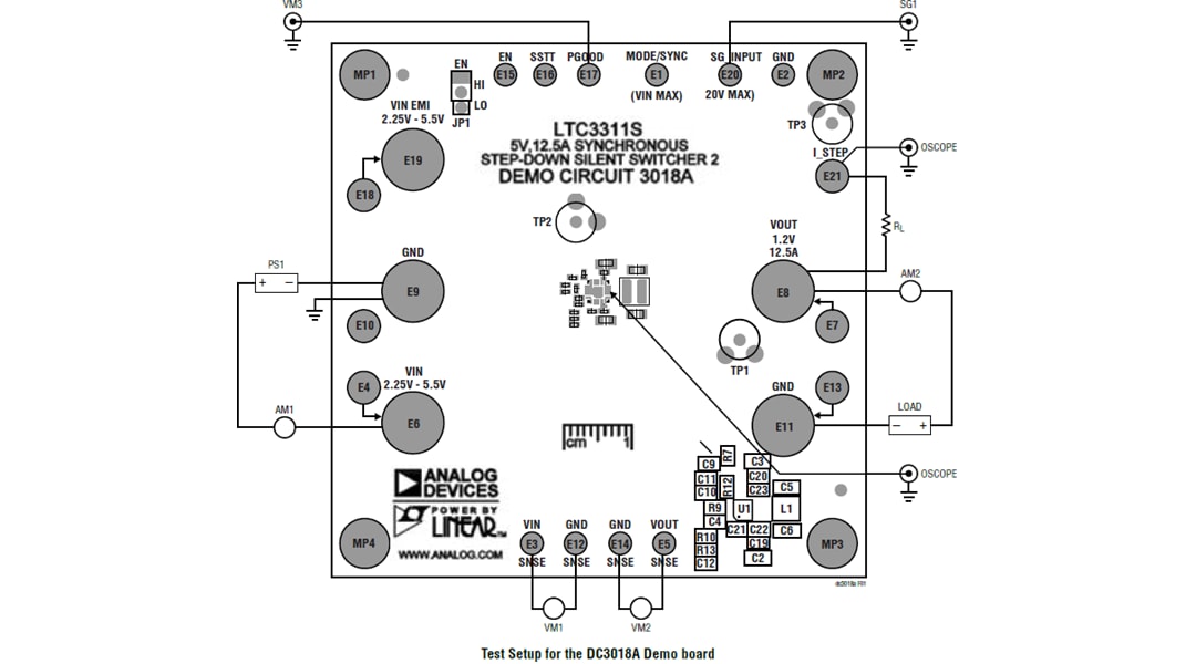 机械图纸 - Analog Devices Inc. LTC3311演示板