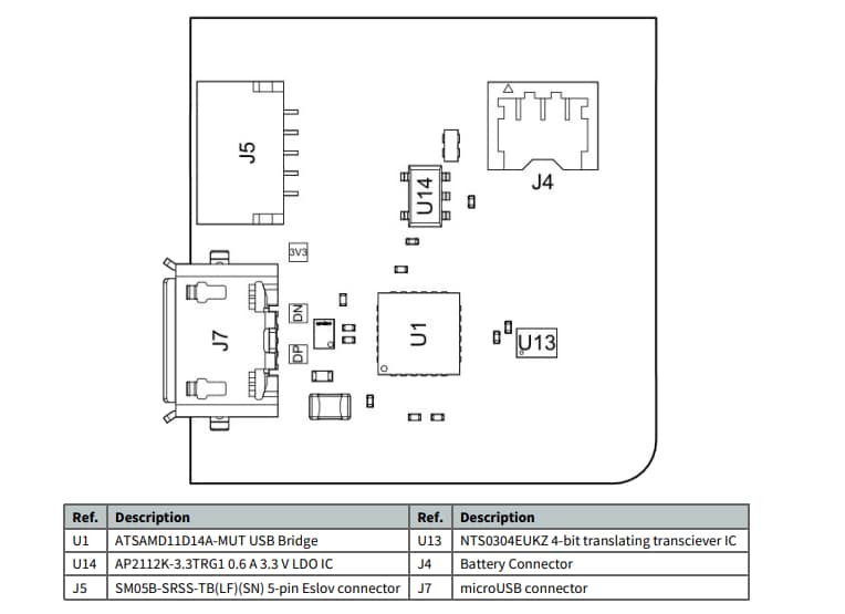 机械图纸 - Arduino Nicla Sense ME