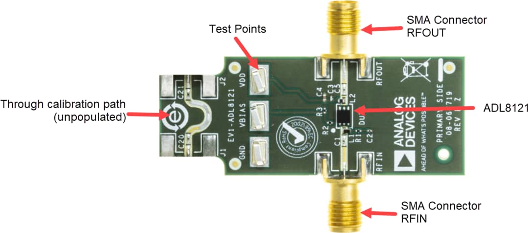 Analog Devices Inc. EVAL-ADL8121评估板