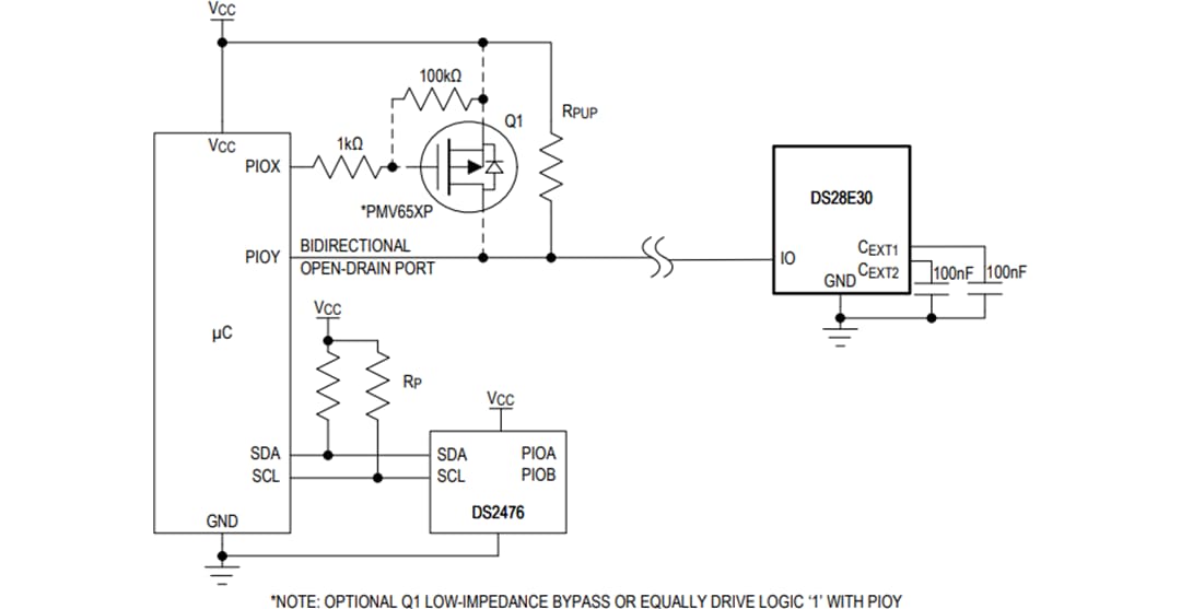 Analog Devices / Maxim Integrated DS28E30 1-Wire® ECDSA安全认证器