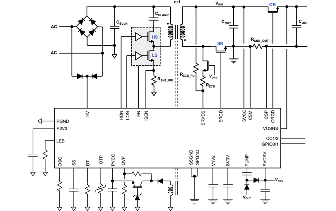 应用电路图 - STMicroelectronics ST-ONE数字控制器