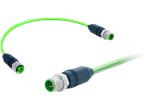 HARTING M12 Hybrid Y-Coded Cable Assemblies
