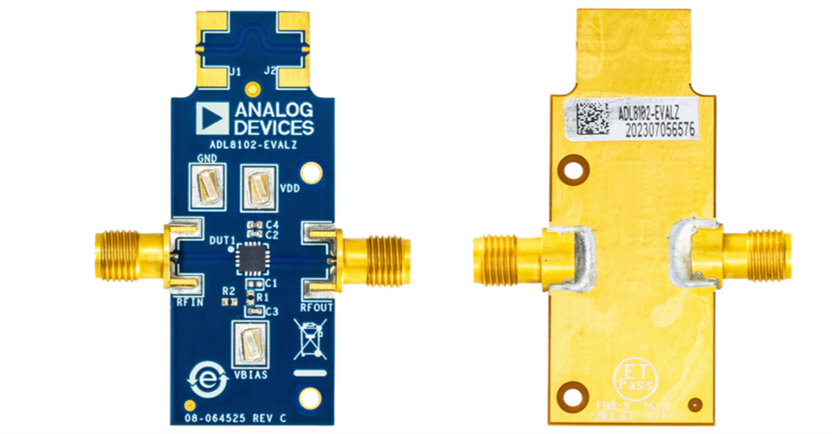 位置电路 - Analog Devices Inc. ADL8102-EVALZ 评估板