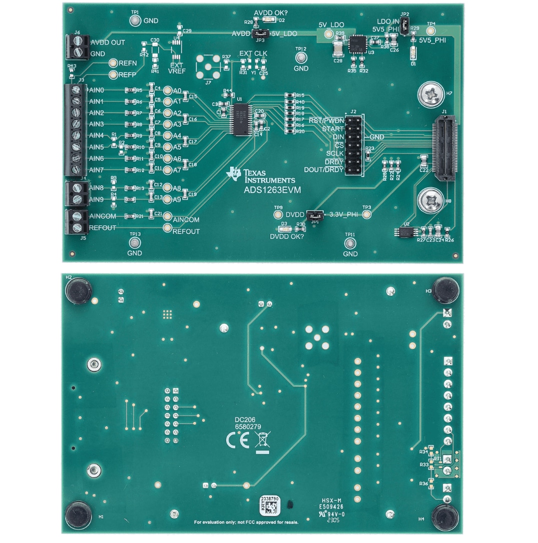 Texas Instruments ADS1263EVM-PDK性能演示套件（PDK）