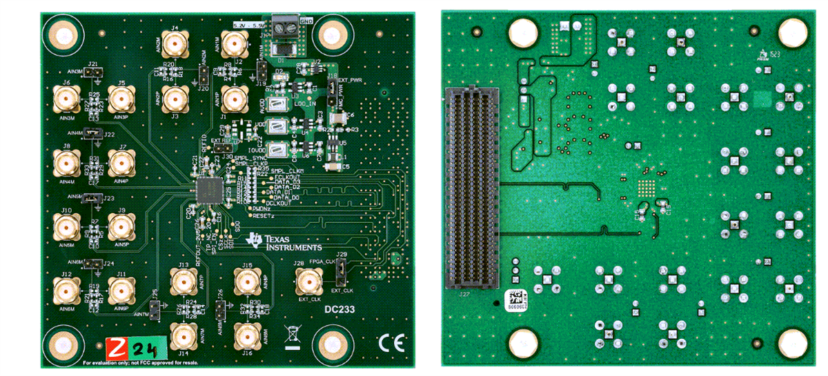 Texas Instruments ADD9813EVM和ADS9817EVM评估模块