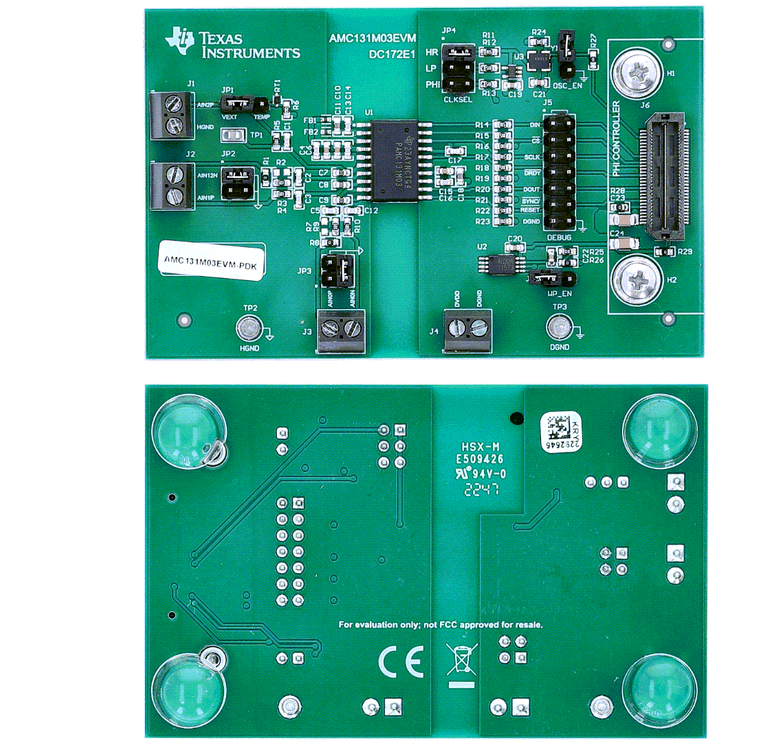 Texas Instruments AMC131M03EVM性能演示套件 (PDK)