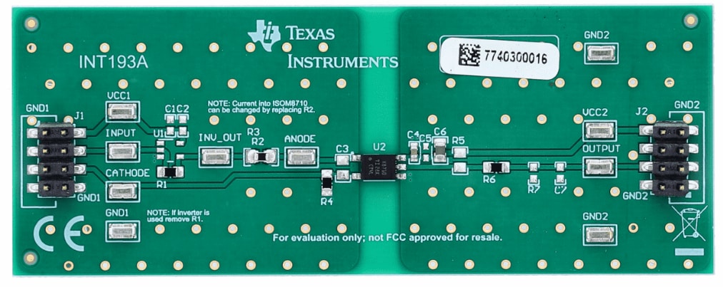 Texas Instruments ISOM8710DFFEVM评估模块