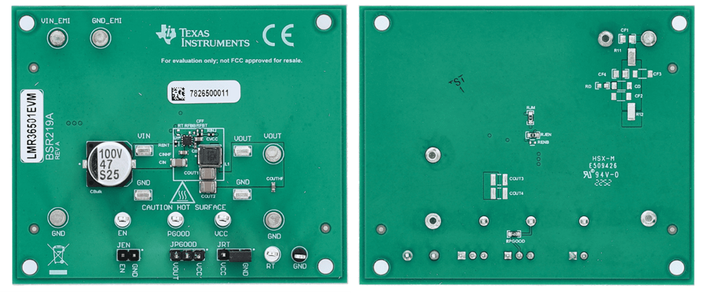 Texas Instruments LMR36501EVM评估模块